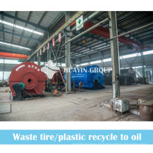 XinXiang HuaYin 8 / 10T Waste pneu / pneu de refino de petróleo planta / máquina